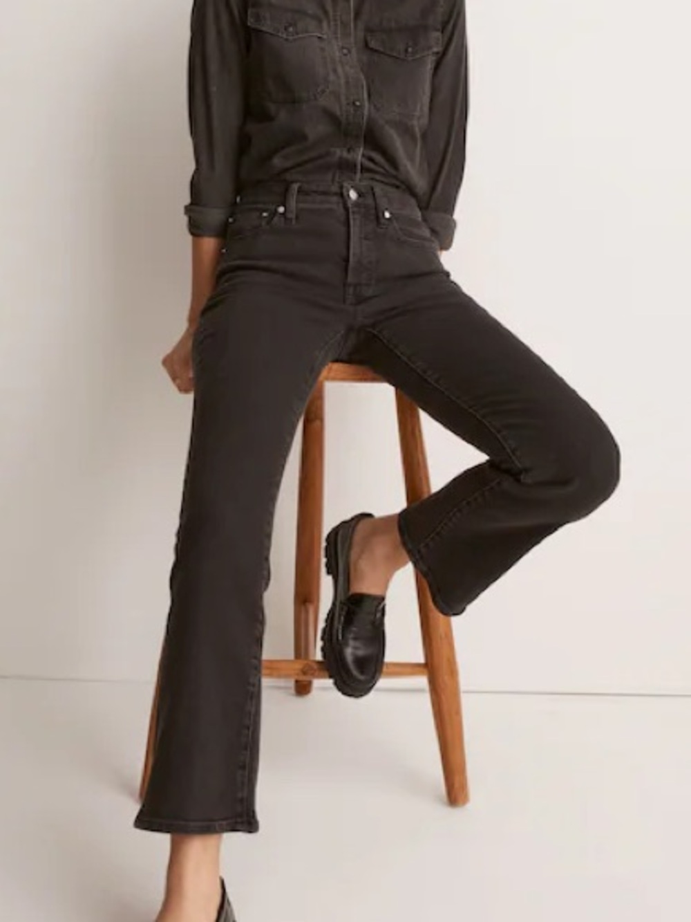 Madewell Mid-Rise Kick Out Jeans in Starkey Wash